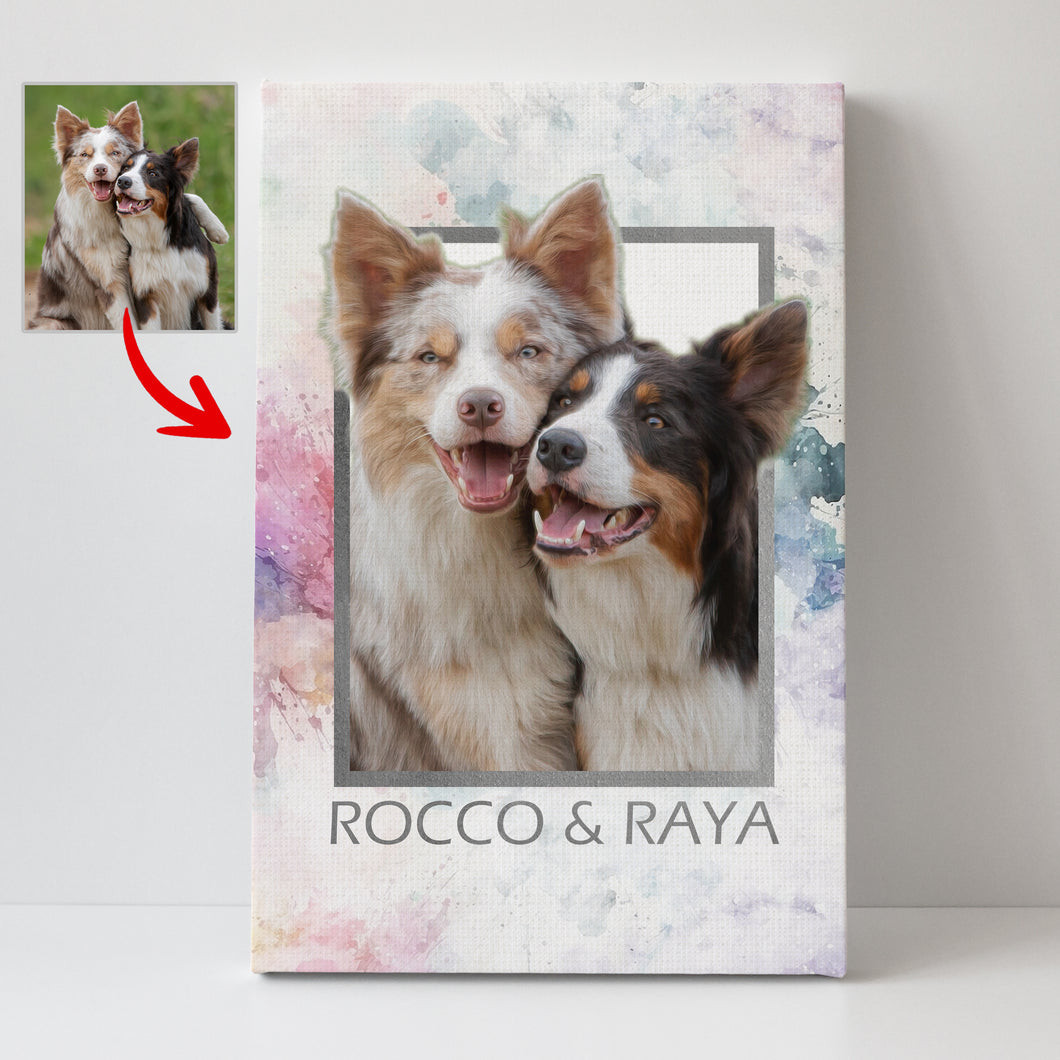 Pawarts | Super Cute Custom Dog Canvas [Special Gift For Dog Lovers]