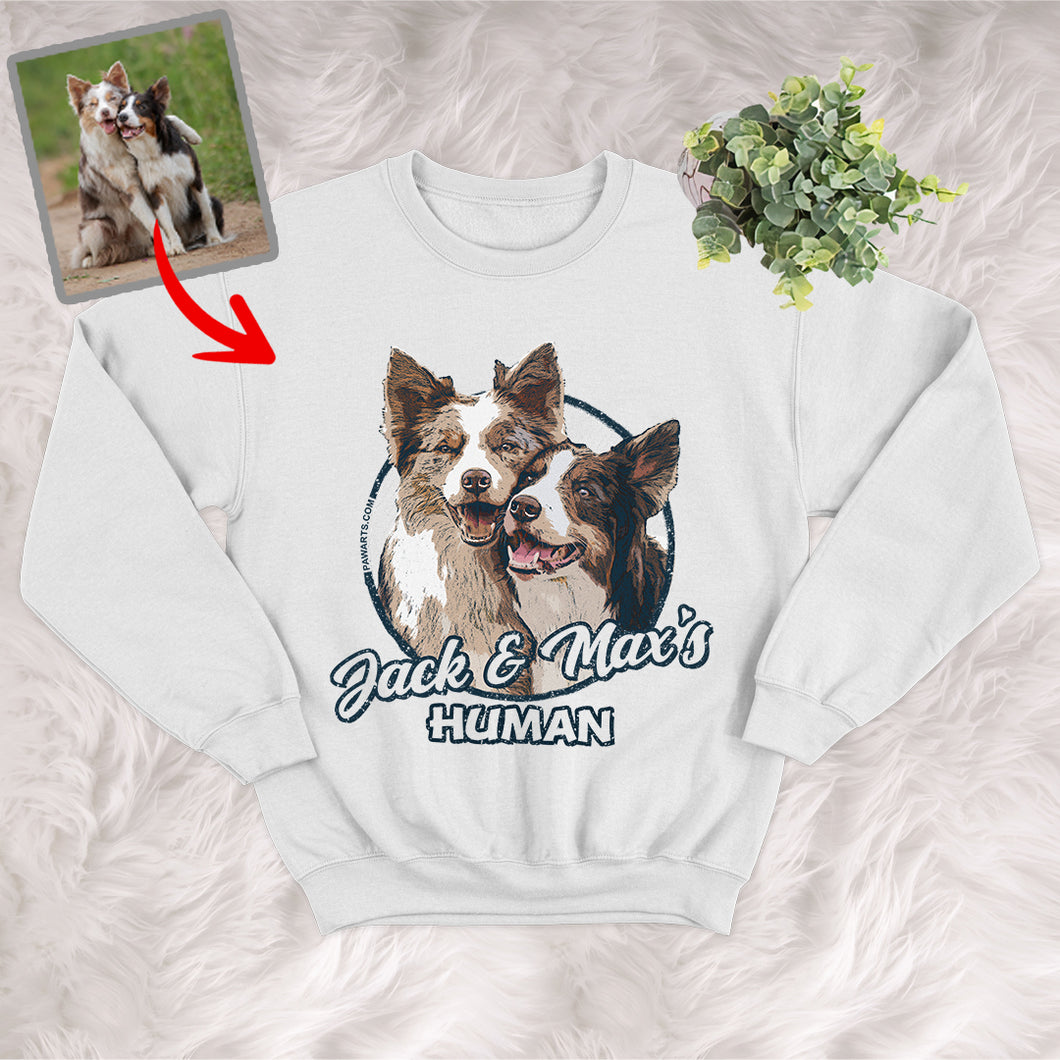 Pawarts | Super Vibrant Personalized Dog Sweatshirt [For Hooman]