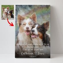 Load image into Gallery viewer, Pawarts | Memorial Custom Dog Canvas [Touching Gift For Dog Lovers]
