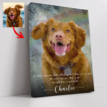 Load image into Gallery viewer, Pawarts | Memorial Custom Dog Canvas [Touching Gift For Dog Lovers]
