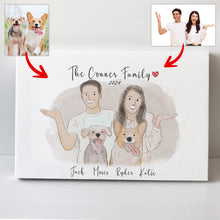 Load image into Gallery viewer, Pawarts | Cute Customized Dogs Canvas [Meaningful Gift For Dog Lovers]
