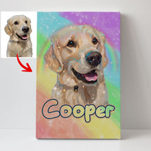 Load image into Gallery viewer, Pawarts | Customized Dog Galaxy Canvas [Memorial Gift For Dog Lovers]
