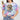Custom Dog Portrait Women's Tie-Dye Crop Tee for Dog Moms - Pawarts
