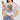 Custom Dog Portrait Women's Tie-Dye Crop Tee for Dog Moms - Pawarts