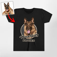 Load image into Gallery viewer, Dog&#39;s Favorite Human Shirt - Custom Dog Painting for Kids
