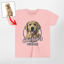 Load image into Gallery viewer, Dog&#39;s Favorite Human Shirt - Custom Dog Painting for Kids
