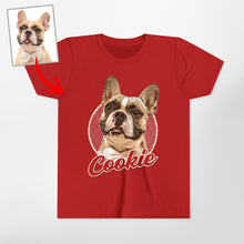 Load image into Gallery viewer, Pawarts | Colorful Sketch Custom Dog Shirt For Youth
