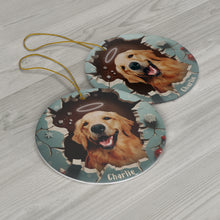 Load image into Gallery viewer, Pawarts |Hi Dog Christmas Ornament Personalized | Forever Loved Dog Ornament
