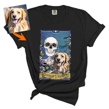 Load image into Gallery viewer, Pawarts | Spooky Customized Comfort Color T-shirts [For Dog&#39;s Human]
