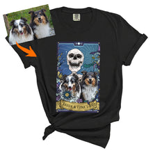 Load image into Gallery viewer, Pawarts | Spooky Customized Comfort Color T-shirts [For Dog&#39;s Human]
