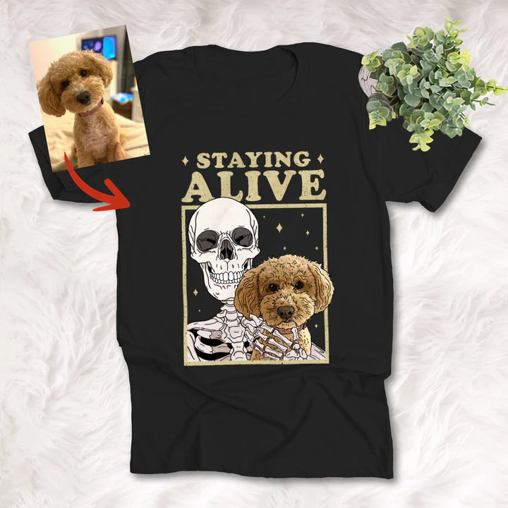 Pawarts | Halloween Vibe Customized T-shirt [For Dog's Human]