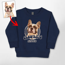 Load image into Gallery viewer, Pawarts | Colorful Personalized Sketch Dog Portrait Sweatshirt For Kids
