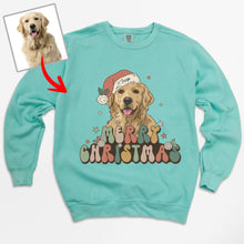 Load image into Gallery viewer, Pawarts | Super Cute Customized Dog Face Comfort Color Sweatshirt [Lovely Xmas Gift]
