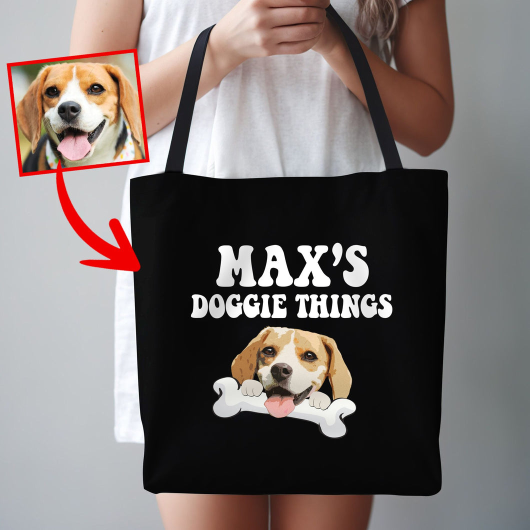 Pawarts | Custom Doggie Things Tote Bag
