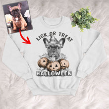 Load image into Gallery viewer, Pawarts | Personalized Halloween Sketch Dog Sweatshirt [Halloween Costume]
