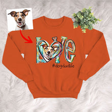 Load image into Gallery viewer, Pawarts | LOVE Colorful Custom Dog Art Sweatshirt [For Human]
