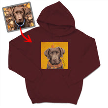 Load image into Gallery viewer, Pawarts | Custom Dog Art With Fall Vibe Hoodies
