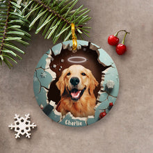 Load image into Gallery viewer, Pawarts |Hi Dog Christmas Ornament Personalized | Forever Loved Dog Ornament
