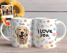 Load image into Gallery viewer, Pawarts - I Love You Personalized Dog Mug - 3D Print Mug
