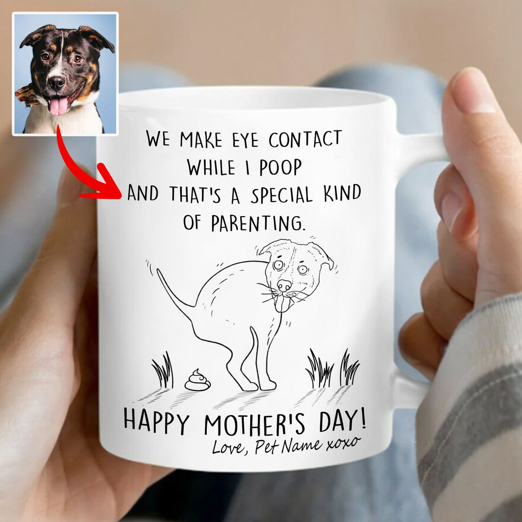 Pawarts | Funny Custom Dog Face Mug [Unique Gift For Mother's Day]