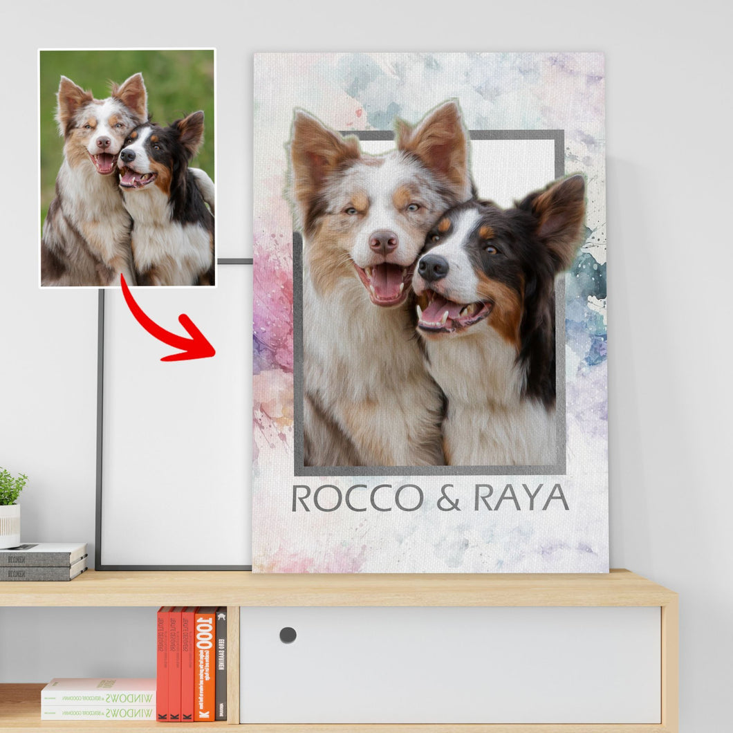 Pawarts | Super Cute Custom Dog Canvas [Special Gift For Dog Lovers]