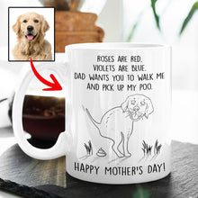 Load image into Gallery viewer, Pawarts | Funny Custom Dog Face Mug [Unique Gift For Mother&#39;s Day]
