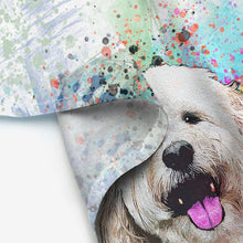 Load image into Gallery viewer, Pawarts | Watercolor Splash Customized Dog Tapestry [Unique Gift For Dog Lovers]
