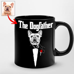 Pawarts - [The DogFather] Personalized Custom Mug For Dog Dad - Pawarts