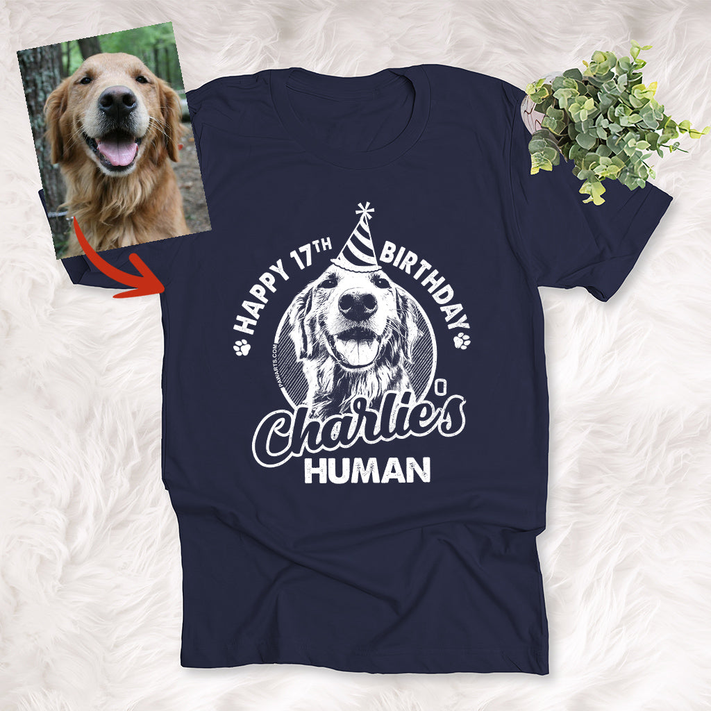 Pawarts - (Happy Birthday) Custom Dog T-shirts, Unforgettable Gifts For Dog Owners