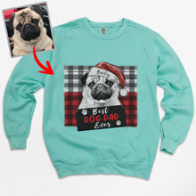 Load image into Gallery viewer, Pawarts | Xmas Customized Dog Comfort Color Sweatshirt [Best For Dog Dad]
