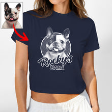 Load image into Gallery viewer, Custom Dog Baby Tee - Hand-Drawn Dog Sketch, Cute Gift for Dog Moms
