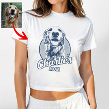 Load image into Gallery viewer, Custom Dog Baby Tee - Hand-Drawn Dog Sketch, Cute Gift for Dog Moms
