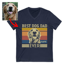 Load image into Gallery viewer, Pawarts | Amazing Best Dog Dad Custom Dog V-neck Shirt

