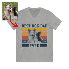Load image into Gallery viewer, Pawarts | Amazing Best Dog Dad Custom Dog V-neck Shirt
