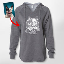 Load image into Gallery viewer, Pawarts | Custom Dog Cali Wave Hoodie For Dog Mom
