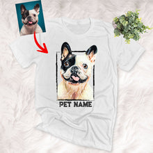 Load image into Gallery viewer, Pawarts | Amazing Personalized Dog Portrait Unisex T-shirt
