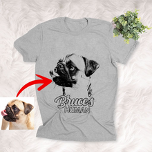 Load image into Gallery viewer, Pawarts | Pawsome Customized Dog Unisex T-shirt [For Humans]
