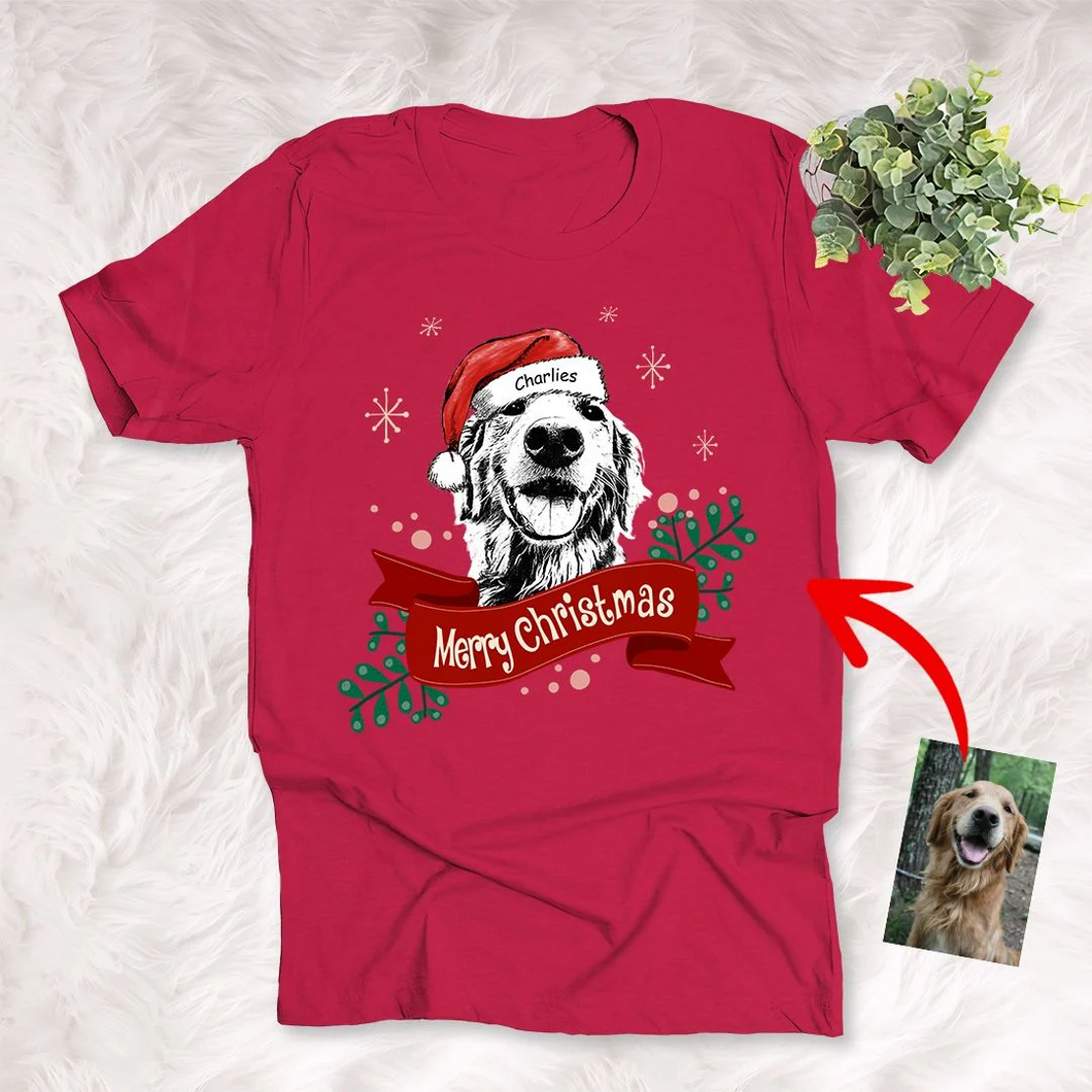 Pawarts | Super Cute Personalized Pet T-shirt [For Christmas]