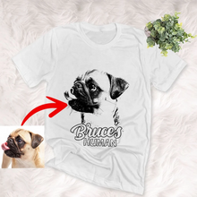 Load image into Gallery viewer, Pawarts | Pawsome Customized Dog Unisex T-shirt [For Humans]
