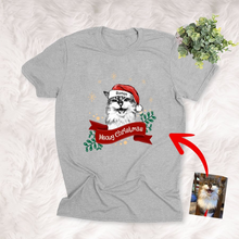 Load image into Gallery viewer, Pawarts | Super Cute Personalized Pet T-shirt [For Christmas]
