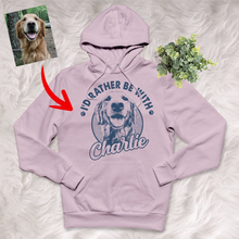 Load image into Gallery viewer, Pawarts | Cute Custom Dog Hoodie [I&#39;d Rather Be With My Dog]
