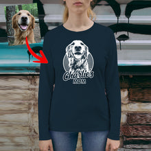 Load image into Gallery viewer, Pawarts - My Hooman Personalized Dog Long Sleeve Shirt For Dog Mom

