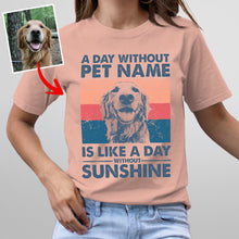 Load image into Gallery viewer, Pawarts | Heartfelt (A Day Without Puppy) Personalized Dog T-shirt For Dog Mom
