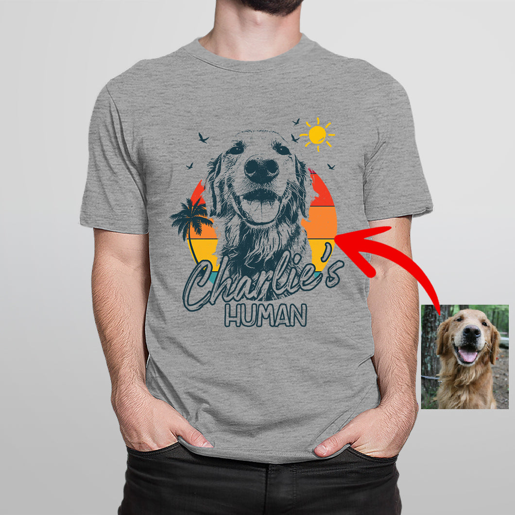 Pawarts | The Coolest Summer Vibes Custom Dog T-Shirt [For Dog Dad]