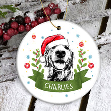 Load image into Gallery viewer, Pawarts | Stunning Customized Dog Chrismas Ornament
