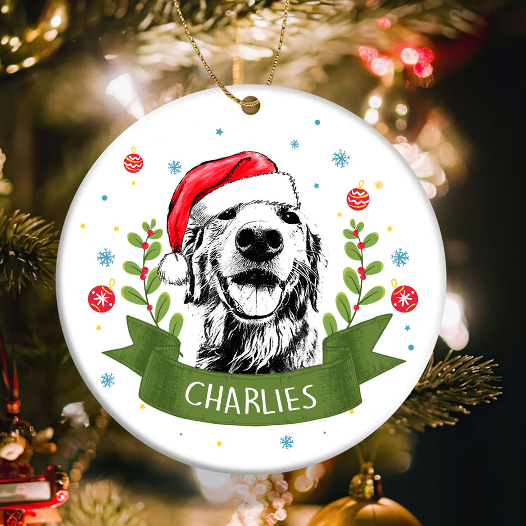 Pawarts | Stunning Customized Dog Chrismas Ornament