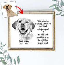 Load image into Gallery viewer, Pawarts | Sorfhearted Custom Hand Drawn Dog Portrait Poster
