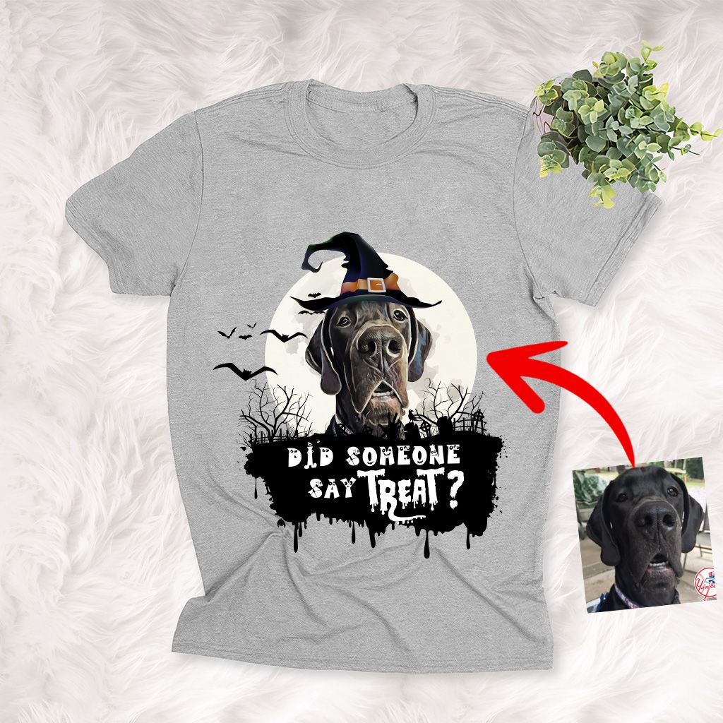 Pawarts | Spooky Custom Dog Portrait Shirt [Best For Halloween]