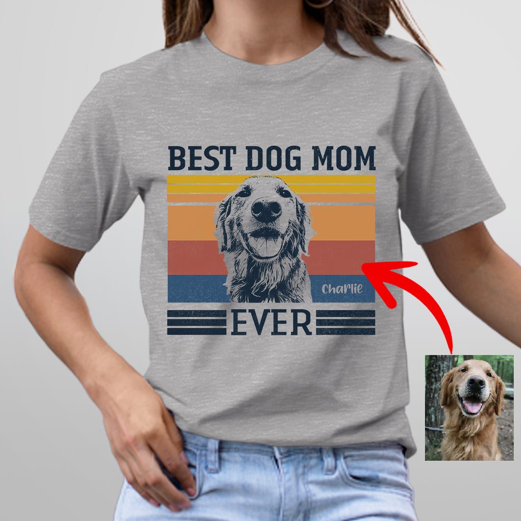 Pawarts | Amazing Best Dog Mom Custom Dog T-shirts
