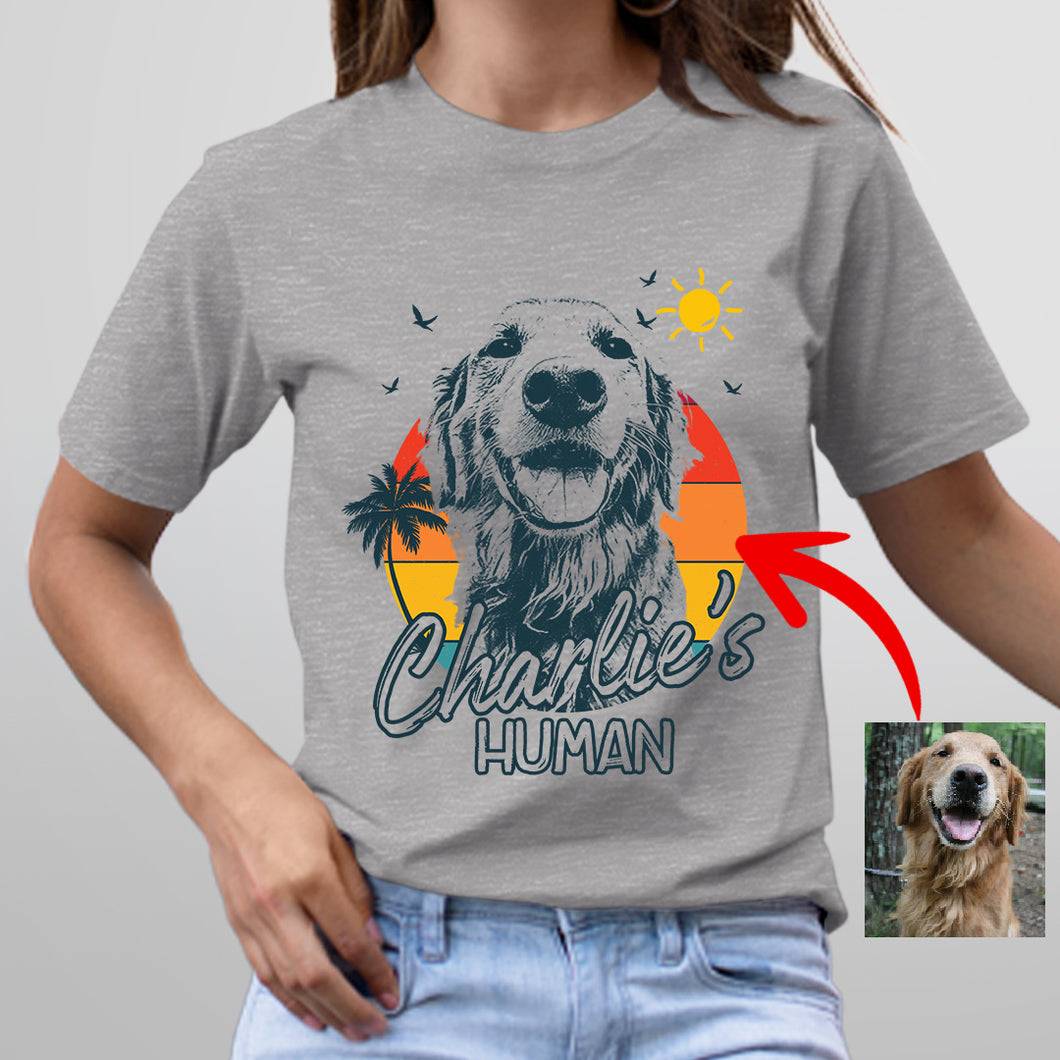 Pawarts - The Coolest Summer Vibes Custom Dog T-Shirt [For Dog Mom]